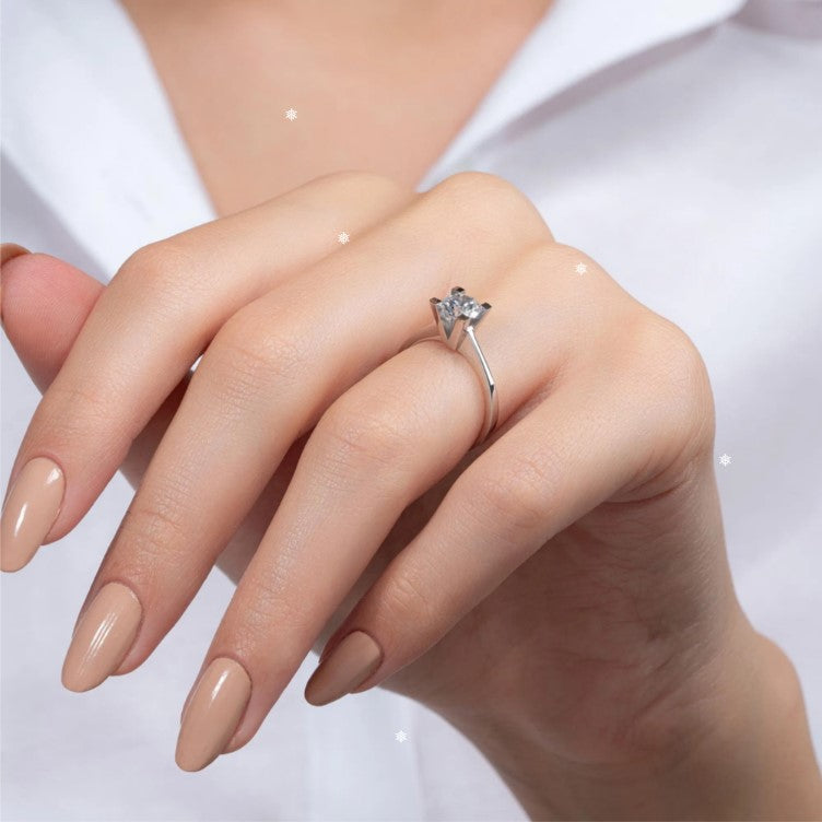 Tektaş Yüzük 925 Ayar Gümüş